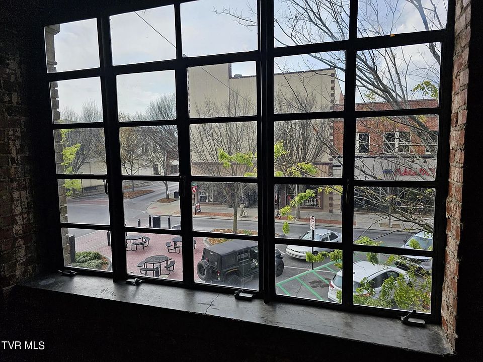 Living room window view of Broad Street