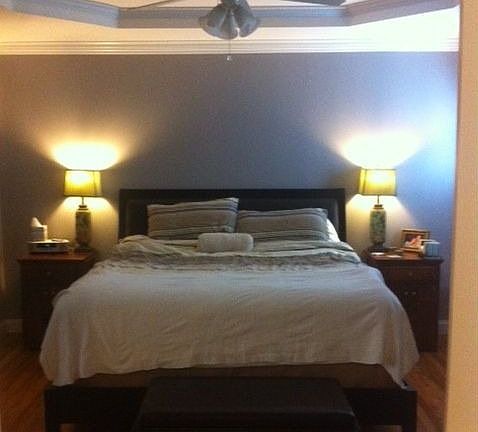 Master bedroom suite