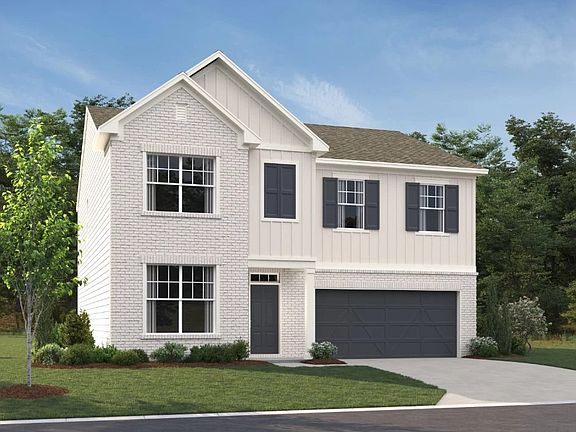 Rendering is for illustrative purposes. Actual exterior selections may vary by homesite.