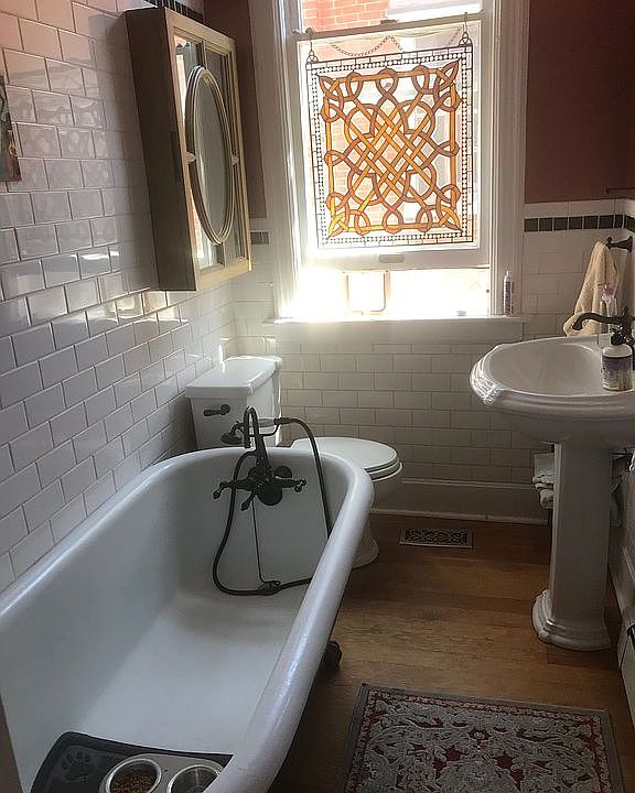 Original shared bathroom.