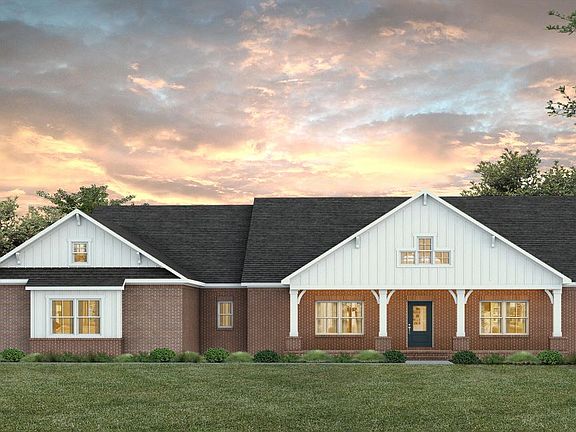 This rendering represents the Providence A Brick Plan.