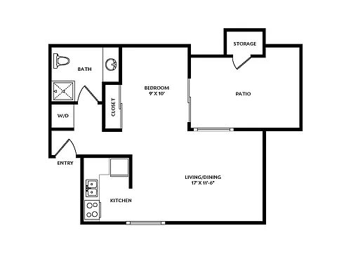 Floor plan Studio