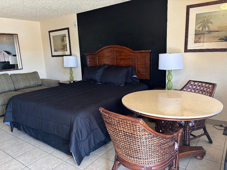 KING SIZE BED AND COUCH ALONG WITH DINING TABLE