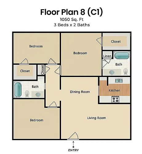 Floor plan Floor Plan C1