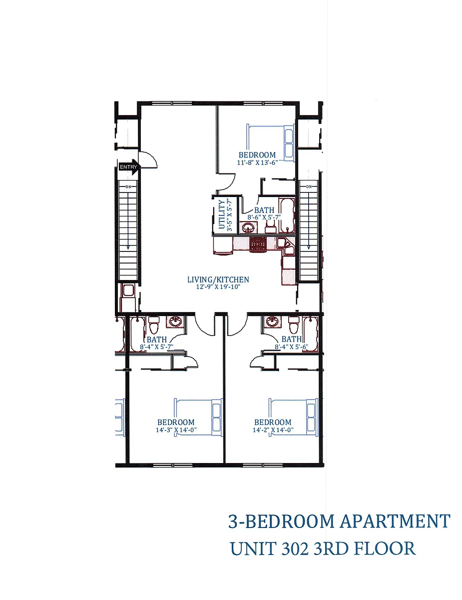 Floor plan 3rd Floor