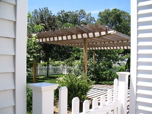 pergola over custom patio
