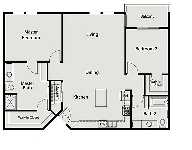 Floor plan 2B