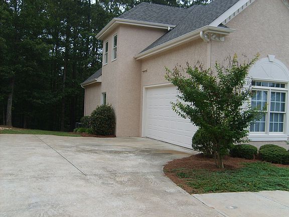 View of side entry garage