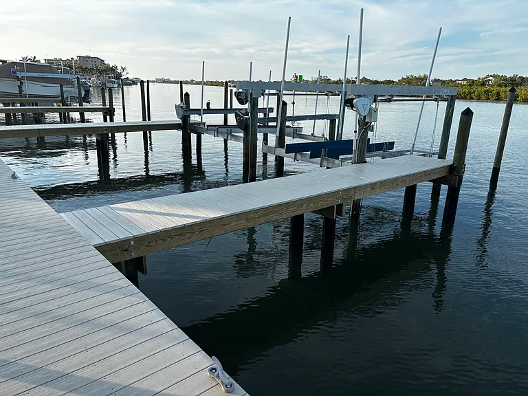 Private boat slip -new dock