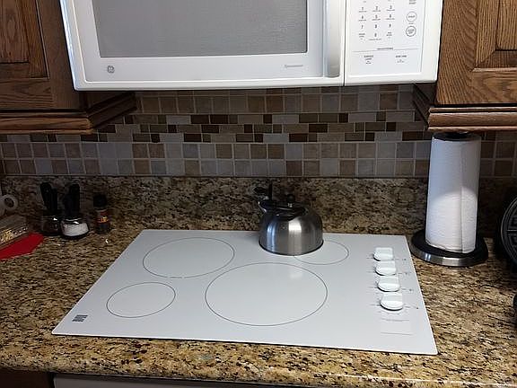 All granite countertops throughout