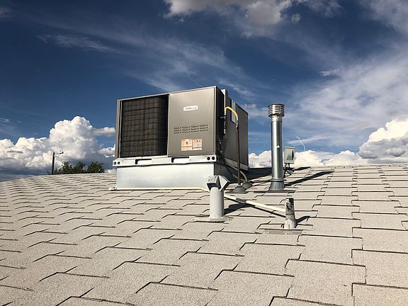 Heating and cooling unit