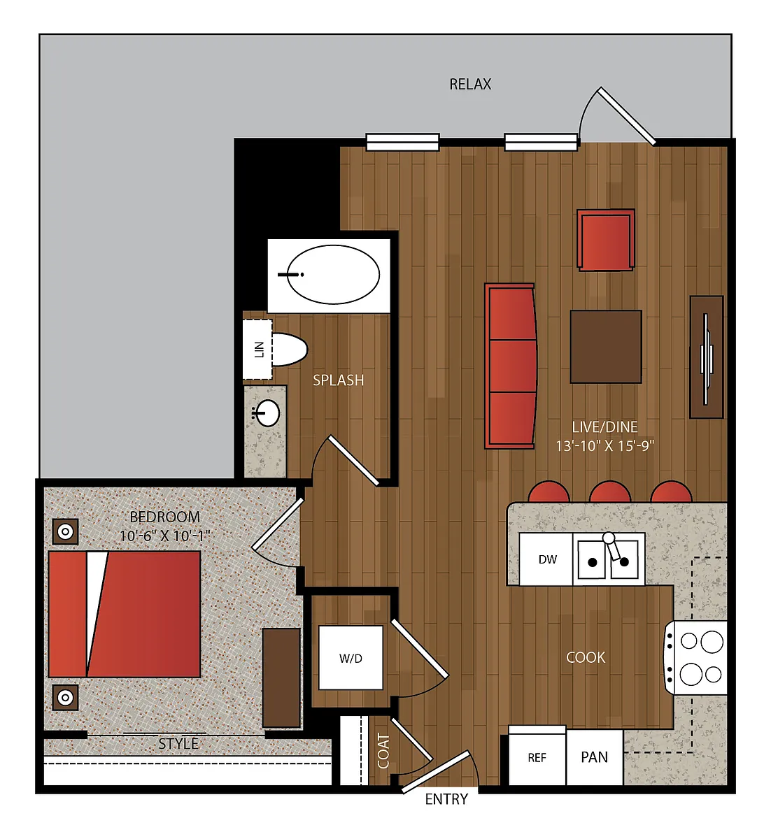Floor plan A16