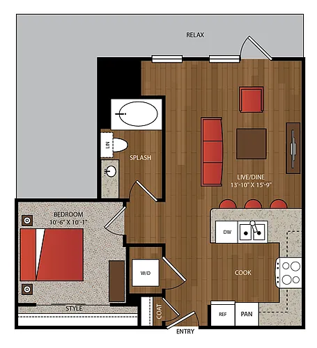 Floor plan A16