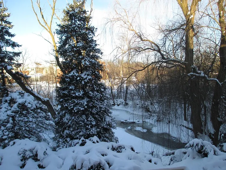 Balcony view in Winter