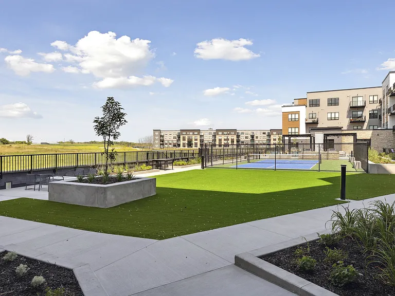 Outdoor lounge area