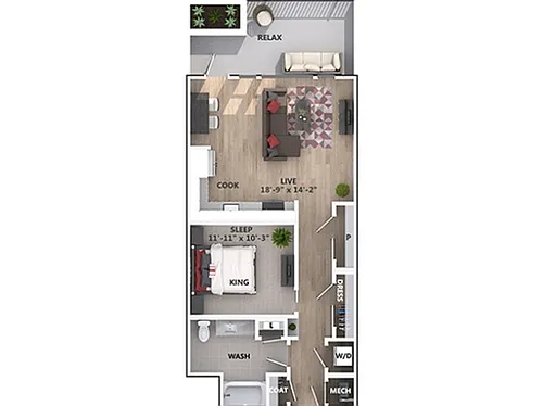 Floor plan A3b