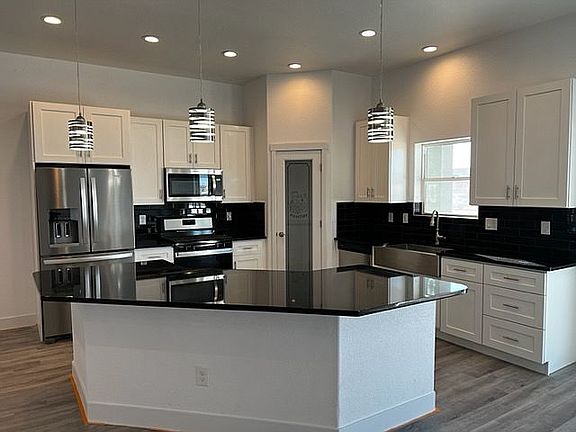 Kitchen with sink window