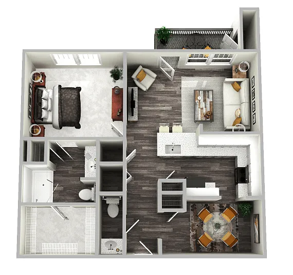 Floor plan Collier Deluxe