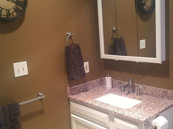 Downstairs bathroom vanity