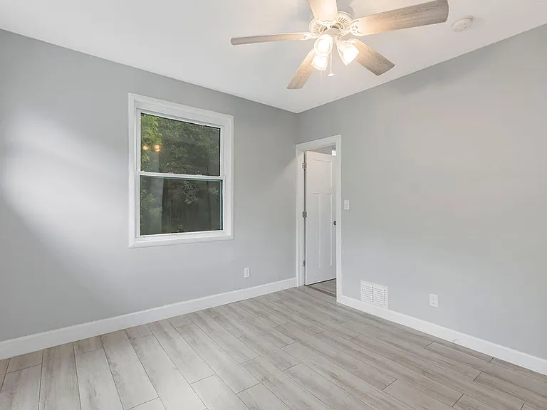 Back bedroom with walk-in closet