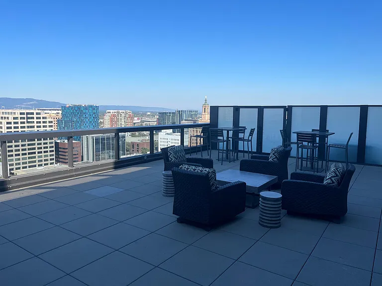 21st Floor Observation Terrace seating.