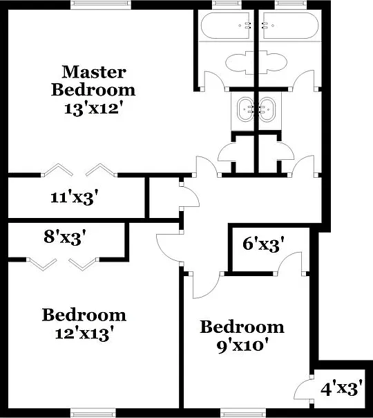 3 bed, 2.5 bath, 1400 sqft, $1,910 — Photo 2