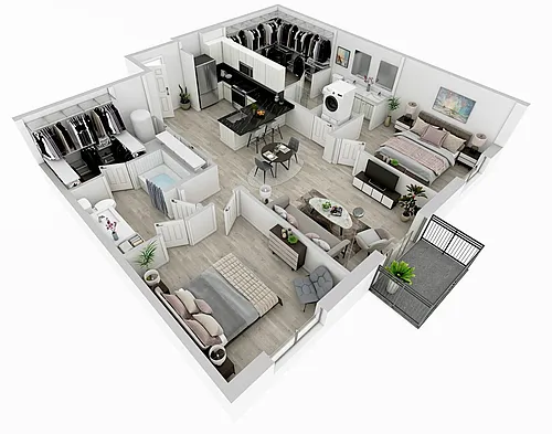 Floor plan B3