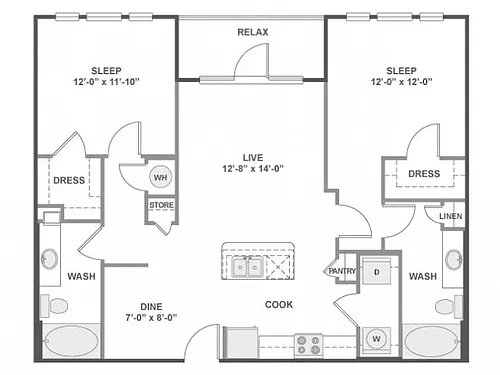 Floor plan C4