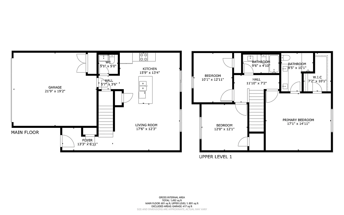 Floor plan One Bedroom