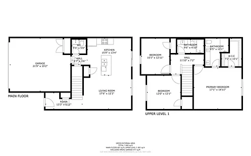 Floor plan One Bedroom
