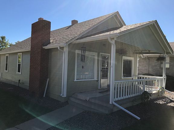 Original brick chimney.