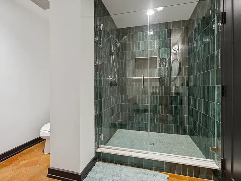 Large walk-in shower