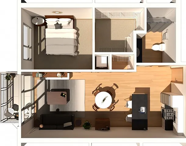 Bloom - 1 Bed / 1 Bath - 662 SF Bloom - 1 Bed / 1 Bath - 662 SF