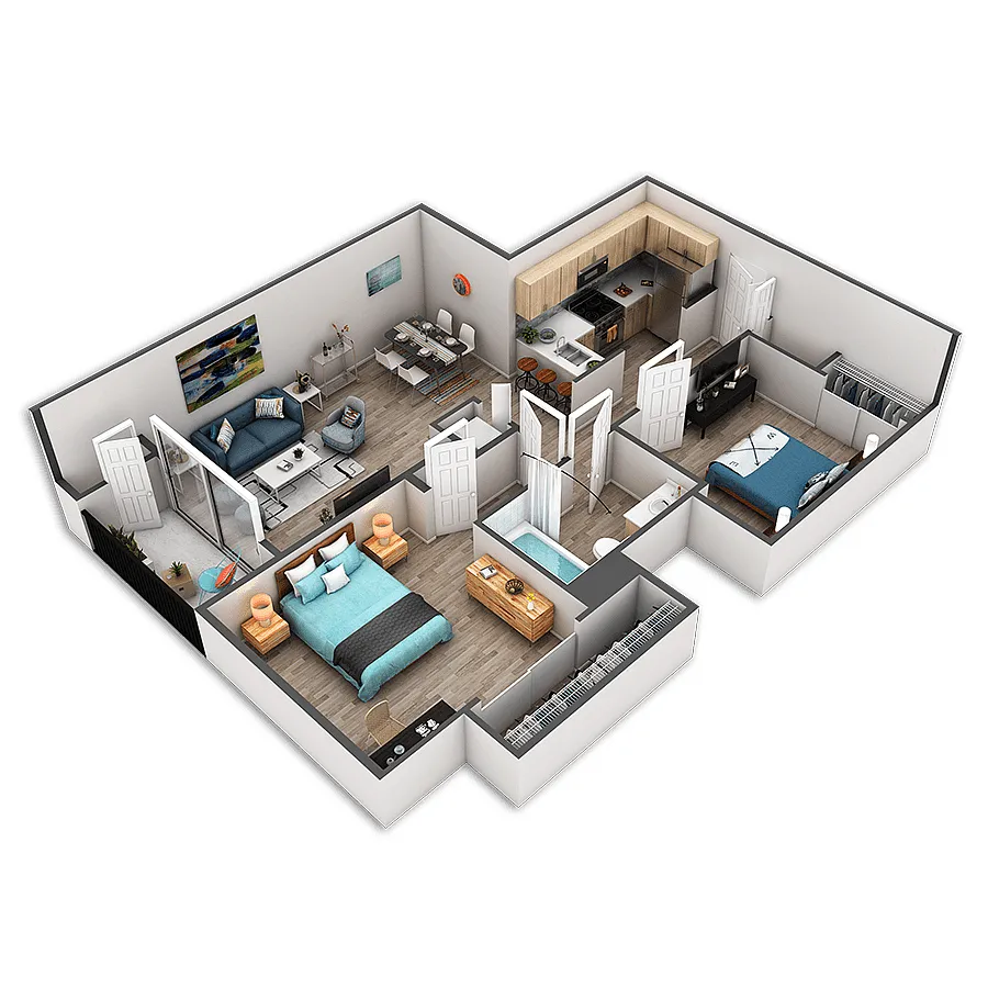 Floor plan Lenora Platinum