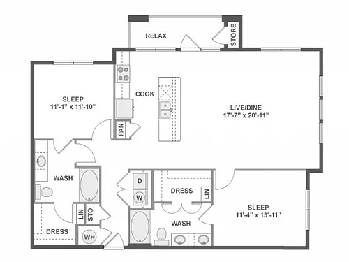 Floor plan C6