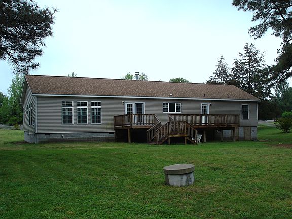 Enjoy the large back deck.