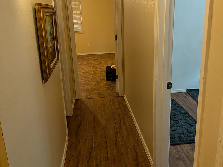 Hallway to Primary Bedroom, Family Bathroom, and Bedroom 4
