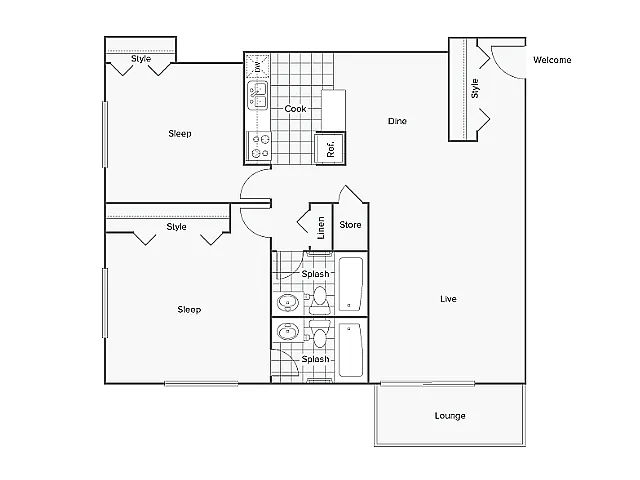 Floor plan Chesapeake