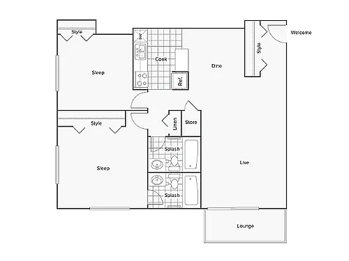 Floor plan Chesapeake
