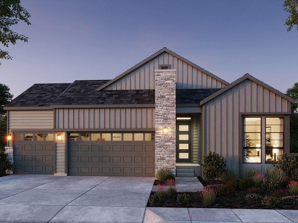 Kitchel Lake at Serratoga Falls by Trumark Homes Plan 1C Modern Mountain