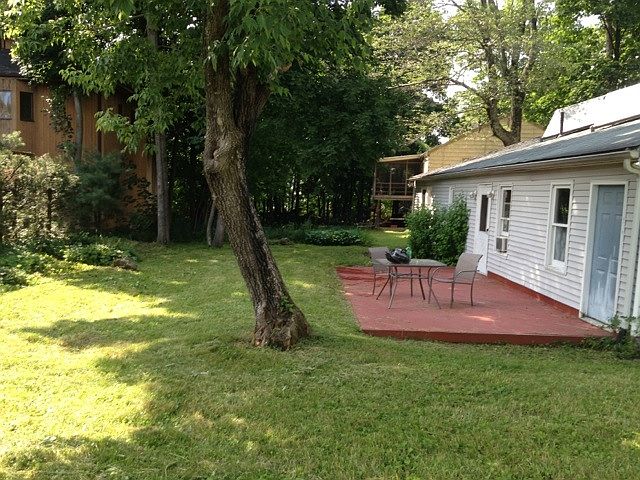 Back yard and patio