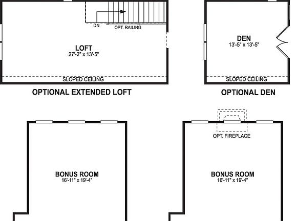 Second Floor Options
