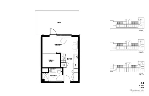 Floor plan A1 - Affordable Program Studio
