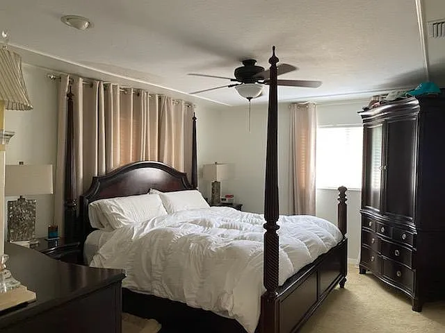 Master Bedroom, two windows lots of natural light