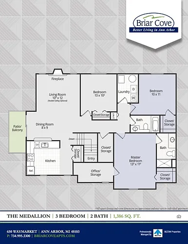 Floor plan Medallion