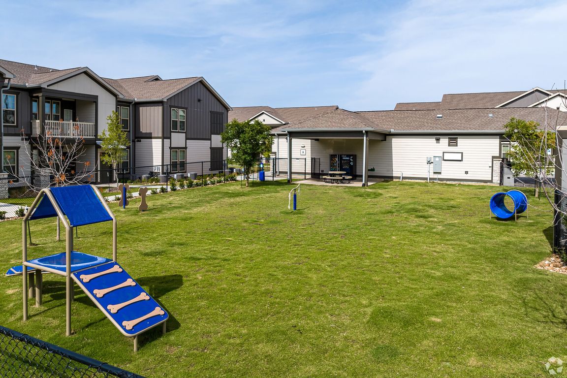 Secure and fun dog play area