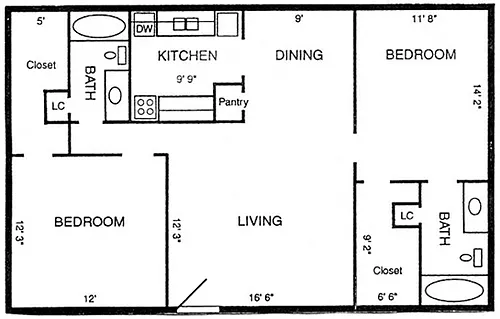 Floor plan B2