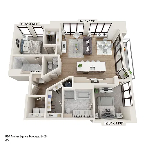 Floor plan B10