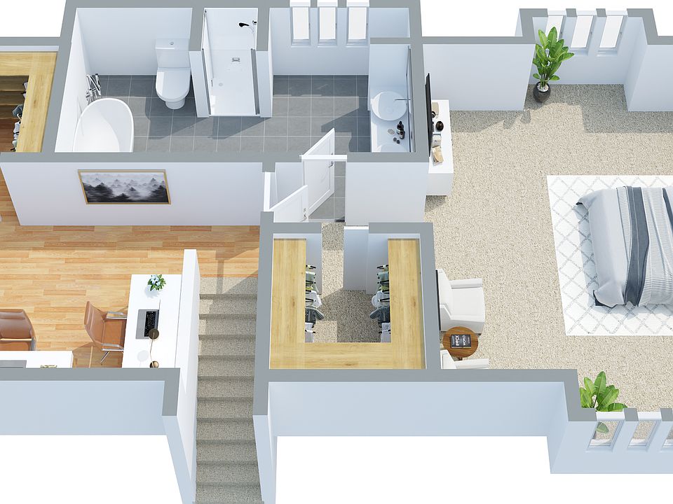 Upstairs Master & Loft