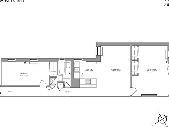 2nd image of 336 W 95th St APT 41